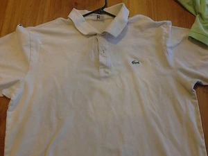lot of 2 mens lacoste polo shirts sz-6 - Picture 1 of 6
