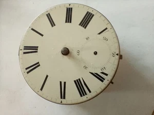 Fusee Pocket Watch movement spares repair 47mm lovely enamel dial - Picture 1 of 15