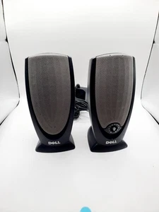 Dell A215 Multimedia  2 Channel Computer Pair Speakers w/Power Adapter - Picture 1 of 7