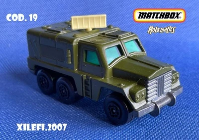 matchbox rolamatics truck badger military #16 england lesney 1973 diecast 1:64 - Immagine 1 di 4