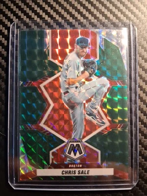 Panini Mosaic 2022 - Chris Sale #63 Green Mosaic Prizm Foto 1 de 2