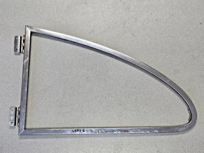 MARCO VENTANA CUARTO CROMADO CONDUCTOR TRASERO IZQUIERDO USADO ORIGINAL PORSCHE 356 356A #2 Foto 1 de 4