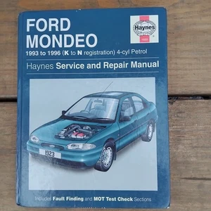 Haynes Manual for Ford Mondeo 1993 to 1996, K to N Reg good condition - Picture 1 of 1