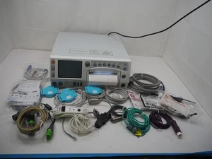GE 250CX Maternal Fetal Monitor w/Toco US Transducers TemporalScanner & Cables - Picture 1 of 8