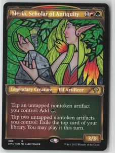 Meria, Scholar of Antiquity (Showcase) #305 Rare Dominaria United NM MTG - Picture 1 of 2