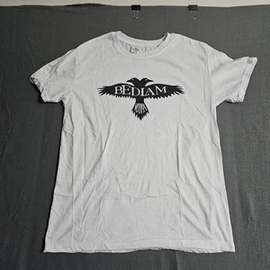 Graybeard Distillery Large Bedlam Vodka White Graphic T-Shirt - Bild 1 von 6