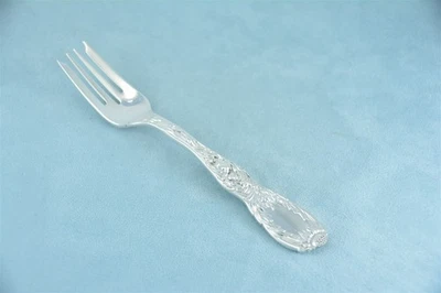 Tenedor de ensalada Tiffany crisantemo plata esterlina 6-3/4" sin monograma Foto 1 de 4