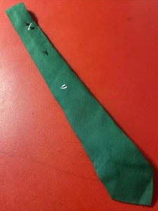 Vintage 50s 60s Regal Irish Theme Rayon Skinny Tie Rockabilly Ireland St. Pat’s - Picture 1 of 6