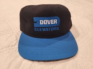 Dover Elevators Snapback Cap, Hat, OS, Black/Blue - Picture 1 of 10