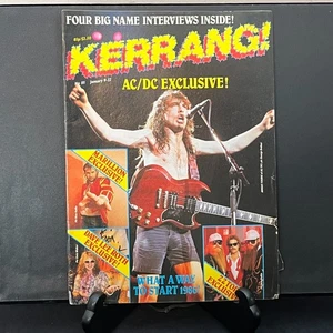 Kerrang #111 Magazine AC/DC Exclusive Marillion Dave Lee Roth ZZ Top - Picture 1 of 3