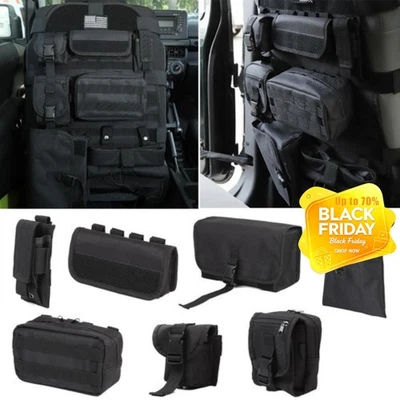 Funda de asiento organizadora bolsa herramientas bolsillo de almacenamiento para Suzuki Jeep JK JL 4Runner Foto 1 de 4