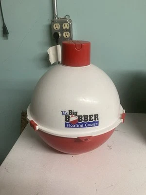The Big Bobber Floating Cooler Fishing Beer Soda Creative Sales Co.  Made in USA - Image 1 of 3