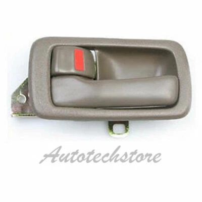 Manija interior de la puerta del conductor delantera o trasera izquierda B529 para Toyota Camry 92-96 MARRÓN Foto 1 de 3