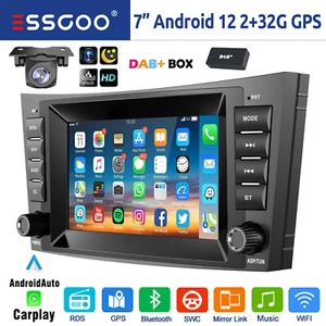 DAB+ Carplay Android 12 Autoradio GPS Navi Für Mercedes Benz E-Klasse W211 W219 - Bild 1 von 22