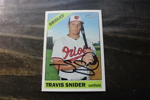 TARJETA AUTOGRAFIADA TRAVIS SNIDER BALTIMORE ORIOLES - Imagen 1 de 1