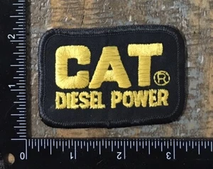 Vintage CAT DIESEL POWER Caterpillar Company Logo Sew-On Patch - Picture 1 of 2