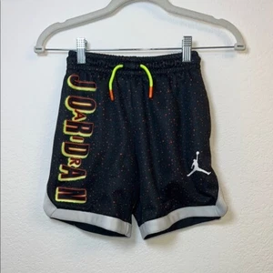 Jordan Black Shorts with Neon and White Details - Picture 1 of 9