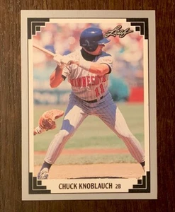 1991 Leaf Chuck Knoblauch Minnesota Twins #396 - Picture 1 of 2