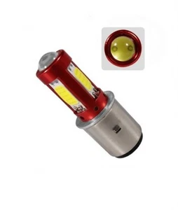 Ampoule S2 LED BA20D Blanc 6000K Lampe pour phare avant 12V motos scooters - Imagen 1 de 4