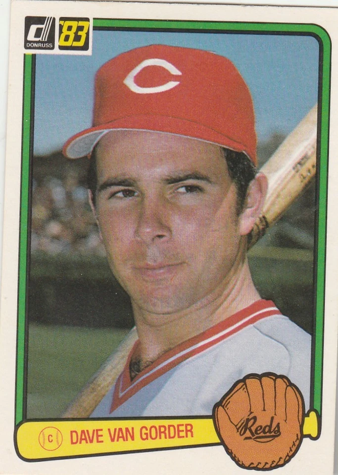 FREE SHIPPING-MINT-1983 Donruss #188 Dave Van Gorder Cincinnati Reds ROOKIE - Image 1 of 1