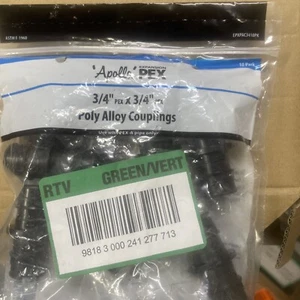 Acoplamientos de aleación de polly Apollo PEX 3/4" EPXPAC3410PK (paquete de 10) - Imagen 1 de 1