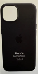 Apple Leder Case mit MagSafe für iPhone 14 - Mitternacht Midnight NEU & OVP - Zdjęcie 1 z 2