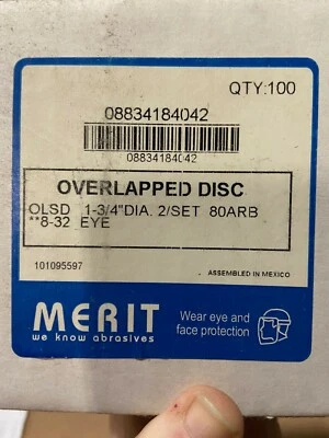 Overlapped Disc 1 3/4" 80 Grit - Image 1 of 2