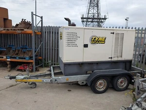 Road Tow 70KVA 3 Phase / single Phase generator used - Picture 1 of 4
