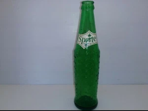 VINTAGE SPRITE BOTTLE, 10oz GREEN DIMPLE, COCA-COLA LTD (COCA-COLA LTEE)  - Picture 1 of 4