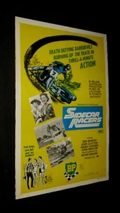 Orig SIDECAR RACERS Australia Country Of Origin 1 Sheet BEN MURPHY Wendy Hughes - Picture 1 of 1