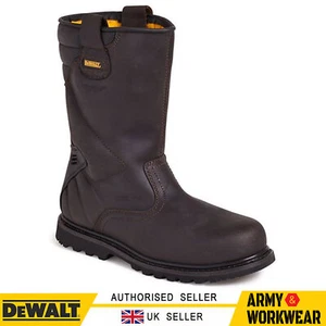 DeWalt Hombre Rigger S3 Seguridad Botas Puntera de Acero Y Entresuela Cuero - Imagen 1 de 3