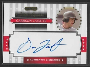 2008 Razor Signature Series Exclusives Autographs #ES27 Garrison Lassiter Auto - Picture 1 of 2