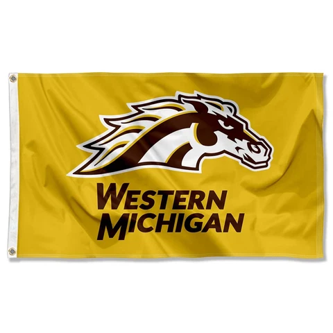 Western Michigan Broncos New Logo Flag Large 3x5 Cover