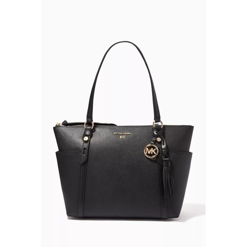 Borsa Michael Kors donna Nomad grande con cerniera nera taglia unica nuova con etichette