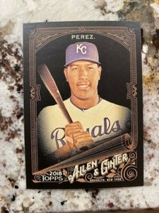 2018 TOPPS ALLEN GINTER X BASEBALL BASE CARD ROYALS SALVADOR PEREZ #281