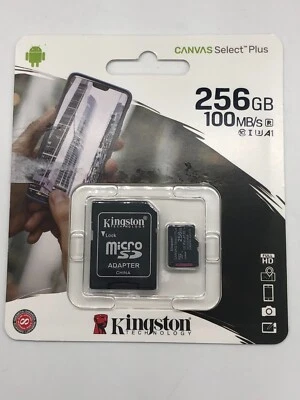 Memory Card Kingston Micro SD Card SDHC SDXC TF Class 10 32GB 128GB 256GB  - Image 1 of 4