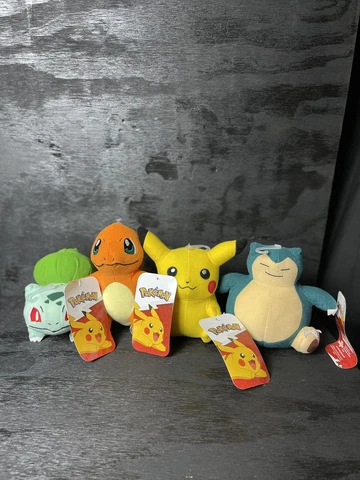 Official Licensed Pokemon Pikachu Snorlax Charmander Bulbasaur Plush Stuffed Toy Cover