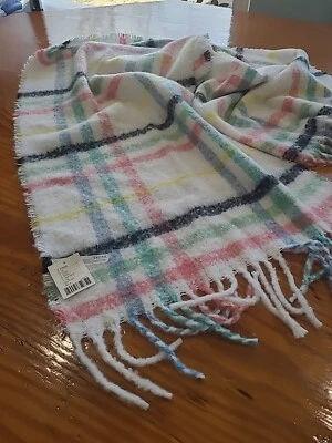 URBAN OUTFITTERS Bufanda a Cuadros 75 Pulgadas x 18 Pulgadas NUEVA Excelente Estado Foto 1 de 4