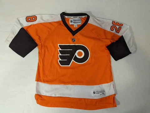 Reebok Claude Giroux Philadelphia Flyers Youth L XL NHL Jersey Cover