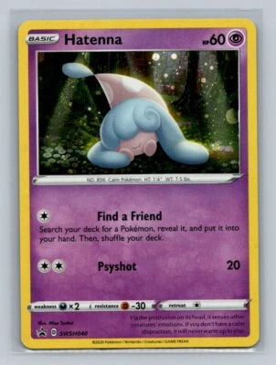Hatenna SWSH: Sword & Shield Promo Cards SWSH040 Near Mint NM Cosmos Holo Rare - Image 1 of 2