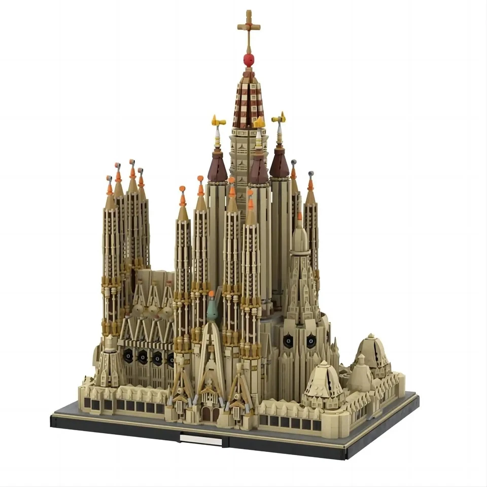 MOC Sagrada Familia Catedral Bloques de Construcción Juguetes Set 10045 Piezas Regalo Foto 1 de 4