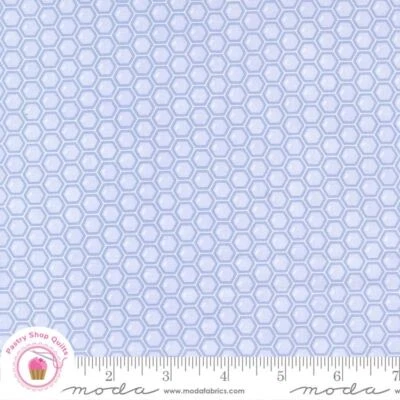 Moda HONEY LAVENDER 56085 19 Purple Lilac HONEYCOMB Deb Strain Quilt Fabric - Image 1 of 4