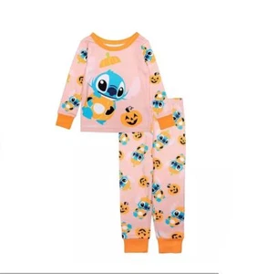 Stitch Halloween Pumpkin Costume Girl's Character Pajama Set - Picture 1 of 12