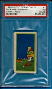 1926 United Tobacco "Fairy Tales" # Dick Whittington Psa 3mk (Pop 1 Highest) - Picture 1 of 2