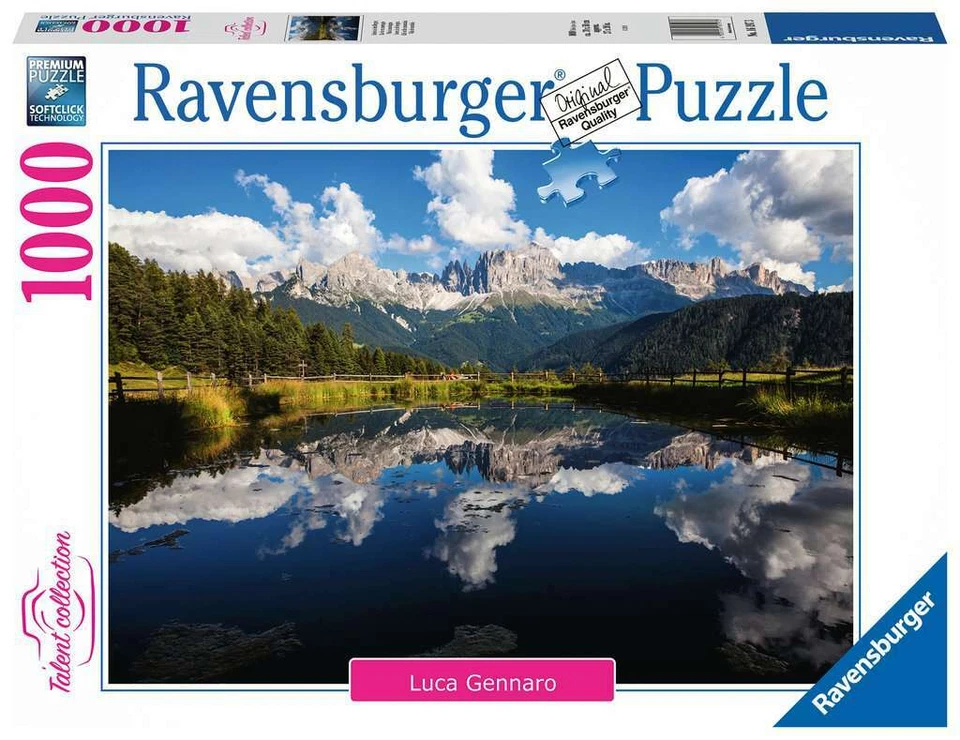 Ravensburger Puzzle- Vita in montagna Puzzle da Adulti Multicolore