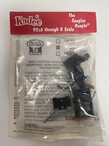 Kadee #836 Body Mount Short Narrow Gearboxes 1-1/8” Rail top To Body G Scale - Picture 1 of 3