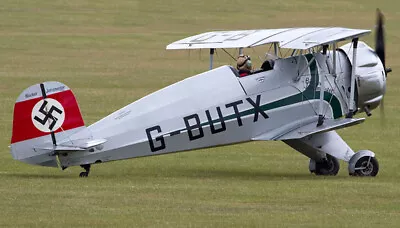 Flyline Model Airplane Plans (RC): Bucker Jungmeister Schoolyard Scale 32½"  - Image 1 of 4