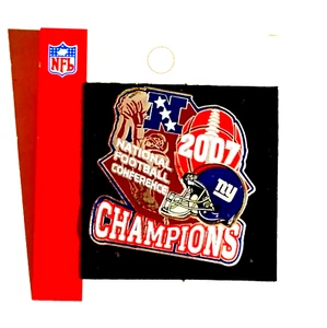 2007 NFL New York Giants Football NFC Champions Pin - Bild 1 von 2