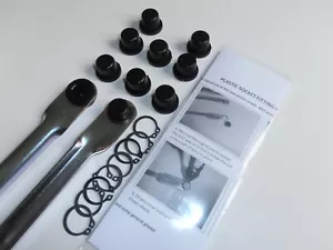 MAN TGE + CRAFTER Workshop Pack8 Wiper Linkage Plastic Bush Set fitoriginal Link - Picture 1 of 12