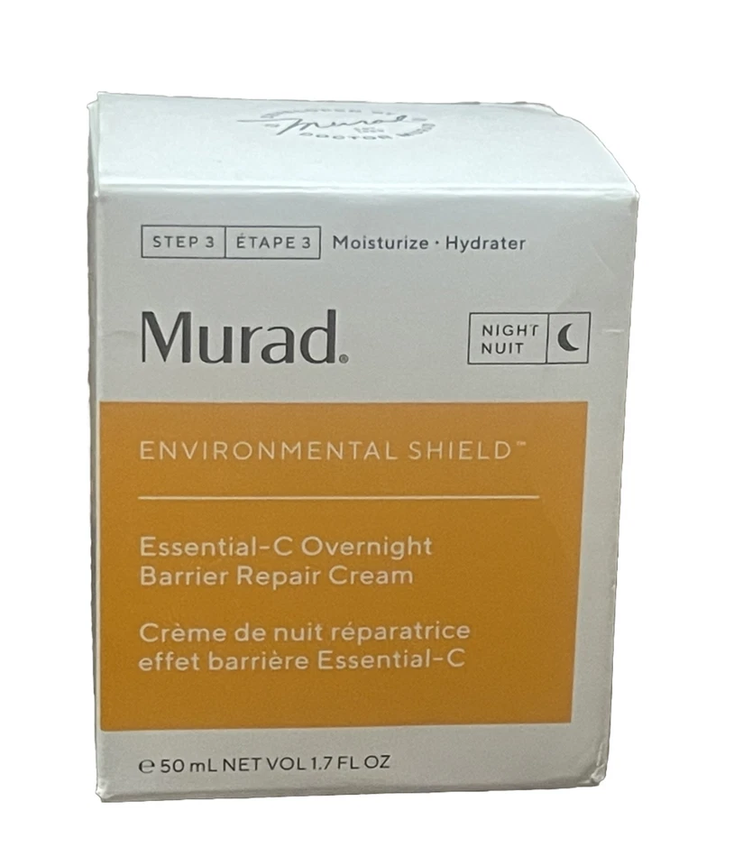 Crema reparadora de barrera de noche Murad Essential-C 1,7 oz nueva en caja Foto 1 de 1